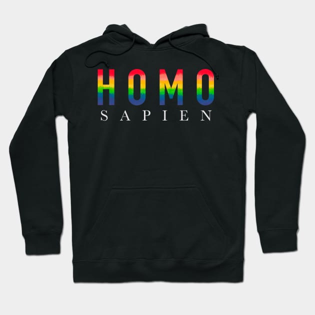 Homo sapien Hoodie by MESSY AND MIDDLE CLASS